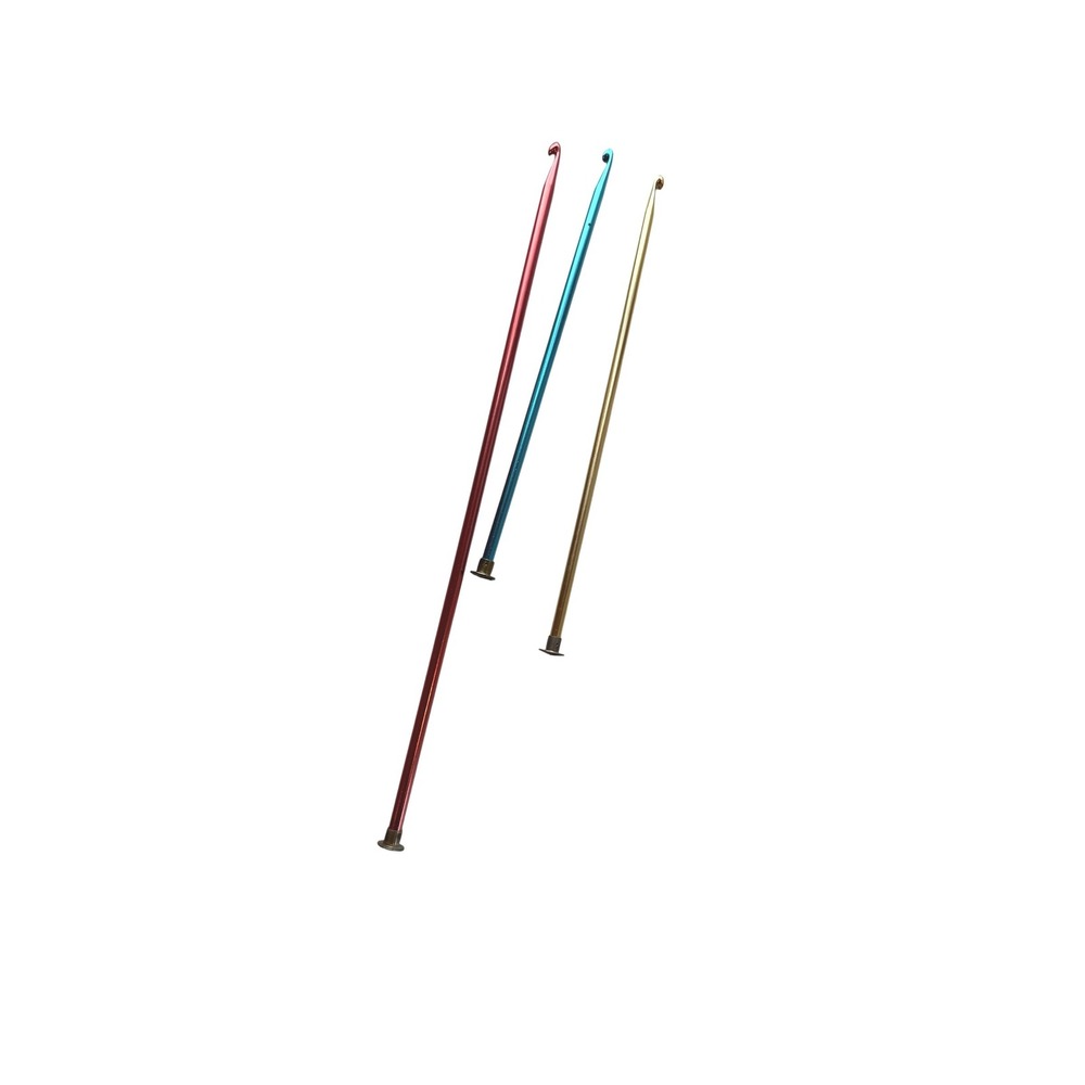 VTG 2 Boye 1 Unbranded Tunisian Crochet Hook Set Sizes I J 9 Multicolor Afghan